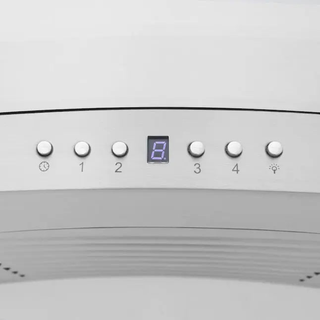 ZLINE 48" Ducted Wall Mount Range Hood in Stainless Steel & Glass with CrownSound®  Built-in Bluetooth Speakers, KN4CRN-BT-48 ZLINE Dreamwood Living