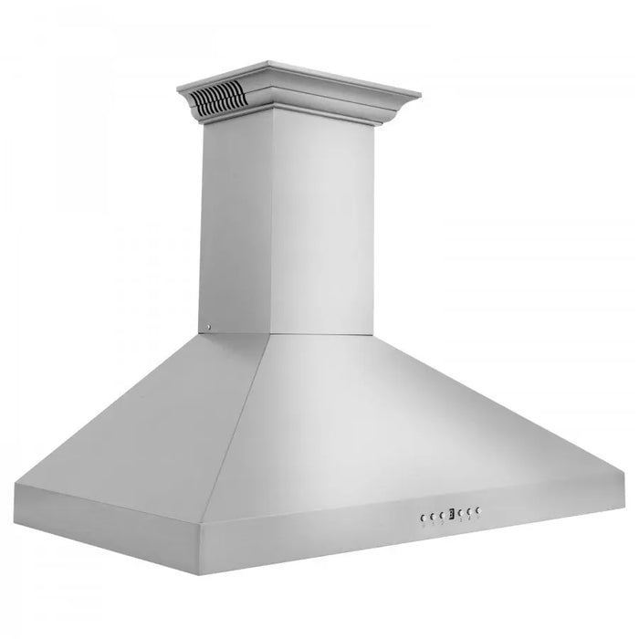 ZLINE 48" Ducted Wall Mount Range hood in Stainless Steel with Built-in CrownSound® Bluetooth Speakers, KL3CRN-BT-48 ZLINE