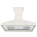 ZLINE 48" Ducted Wooden Wall Mount Range Hood in Cottage White, KPTT-48 ZLINE Dreamwood Living