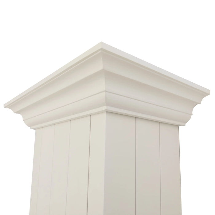ZLINE 48" Ducted Wooden Wall Mount Range Hood in Cottage White, KPTT-48 ZLINE Dreamwood Living