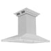 ZLINE 48" Island Mount Range Hood in Stainless Steel with Built-in CrownSound® Bluetooth Speakers, GL2iCRN-BT-48 ZLINE Dreamwood Living