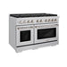 ZLINE 48” Professional Double Oven All Gas Range with 8 Burners in Stainless Steel, SGR48 ZLINE