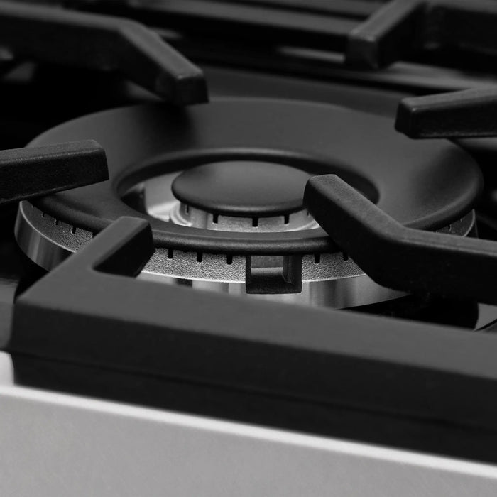 ZLINE 48" Rangetop in DuraSnow® Stainless Steel with 7 Gas Brass Burners And Griddle, RTS-GR-48 ZLINE Dreamwood Living