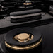 ZLINE 48" Rangetop in Stainless Steel with 7 Gas Brass Burners and Griddle, RT-BR-GR-48 ZLINE Dreamwood Living