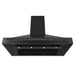 ZLINE 48" Wall Mount Range Hood in Black Stainless Steel with Black Stainless Steel Handle, BS655-48-BS ZLINE
