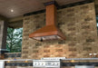 ZLINE 48" Wall Mount Range Hood in Copper with Crown Molding, 8667C-48 ZLINE
