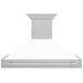 ZLINE 48" Wall Mount Range Hood in DuraSnow® Stainless Steel White Matte Shell, 8654SNX-WM-48 ZLINE Dreamwood Living