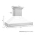 ZLINE 48" Wall Mount Range Hood in DuraSnow® Stainless Steel White Matte Shell, 8654SNX-WM-48 ZLINE Dreamwood Living