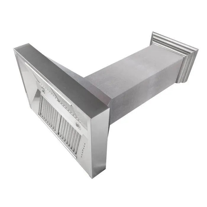 ZLINE 48" Wall Mount Range Hood in DuraSnow® Stainless Steel & DuraSnow® Shell , 8654SN-48 ZLINE