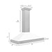 ZLINE 48" Wall Mount Range Hood in DuraSnow® Stainless Steel with White Matte Shell, KB4SNX-WM-48 ZLINE Dreamwood Living