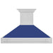 ZLINE 48" Wall Mount Range Hood in Stainless Steel with Blue Matte Shell, 8654STX-BM-48 ZLINE Dreamwood Living