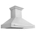 ZLINE 48" Wall Mount Range Hood in Stainless Steel with Stainless Steel Handle, 8654STX-48 ZLINE Dreamwood Living