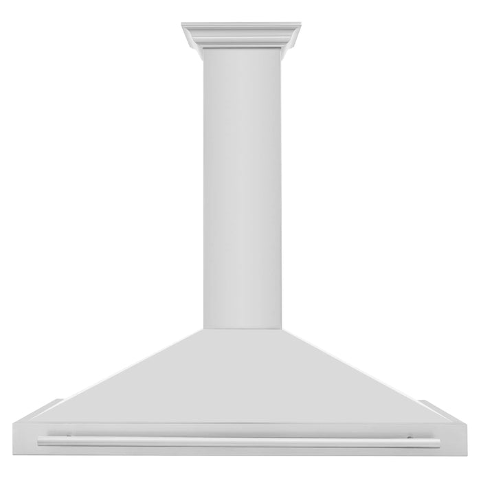 ZLINE 48" Wall Mount Range Hood with Stainless Steel Handle, KB4STX-48 ZLINE Dreamwood Living
