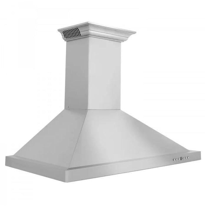ZLINE 48" Wall Range Hood in Stainless Steel with Built-in CrownSound® Bluetooth Speakers, KL2CRN-BT-48 ZLINE
