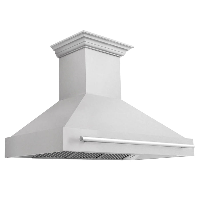 ZLINE 48"Wall Mount Range Hood in DuraSnow® Stainless Steel, 8654SNX-48 ZLINE Dreamwood Living
