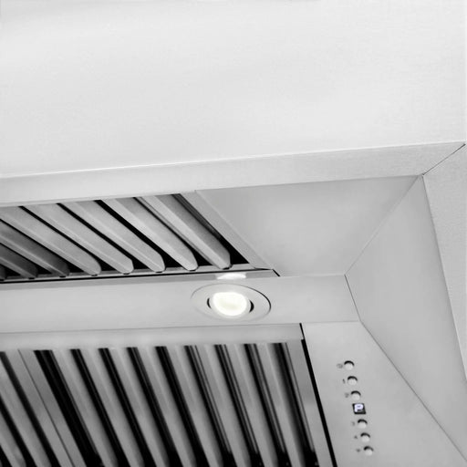 ZLINE 48"Wall Mount Range Hood in DuraSnow® Stainless Steel, 8654SNX-48 ZLINE Dreamwood Living