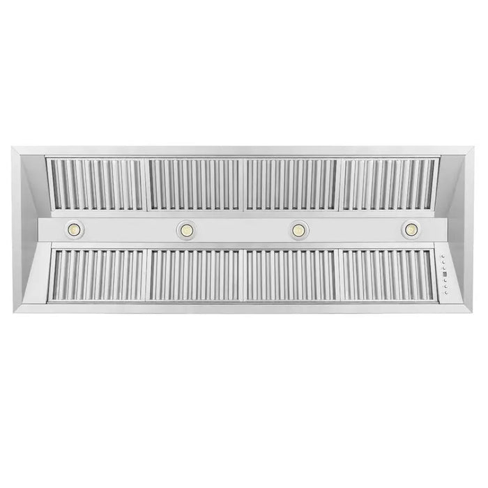 ZLINE 58" Wall Mount Range Hood Insert in Stainless Steel (21 in. Depth), 721-58 ZLINE Dreamwood Living