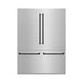 ZLINE 60" Autograph Edition Built-In 4 Door Refrigerator in DuraSnow® Stainless Steel with Matte Black Accents, RBIVZ-SN-60-MB ZLINE Dreamwood Living
