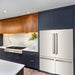 ZLINE 60" Autograph Edition Built In 4-Door Refrigerator in Stainless Steel with Champagne Bronze Accents, RBIVZ-304-60-CB ZLINE Dreamwood Living
