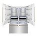ZLINE 60" Autograph Edition Built In 4-Door Refrigerator in Stainless Steel with Champagne Bronze Accents, RBIVZ-304-60-CB ZLINE Dreamwood Living