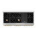 ZLINE 60" Autograph Edition Dual Fuel Range in Stainless Steel with White Matte Doors and Champagne Bronze Accents, RAZ-WM-60-CB ZLINE Dreamwood Living