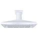 ZLINE 60" Professional Convertible Vent Wall Mount Range Hood in Stainless Steel with Crown Molding, 597CRN-60 ZLINE