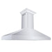 ZLINE 60" Professional Convertible Vent Wall Mount Range Hood in Stainless Steel with Crown Molding, 597CRN-60 ZLINE