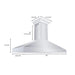 ZLINE 60" Professional Convertible Vent Wall Mount Range Hood in Stainless Steel with Crown Molding, 597CRN-60 ZLINE