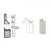 ZLINE 61 in. Wooden Chimney Extension for Ceilings up to 12.5 ft, KBTT-E ZLINE Dreamwood Living