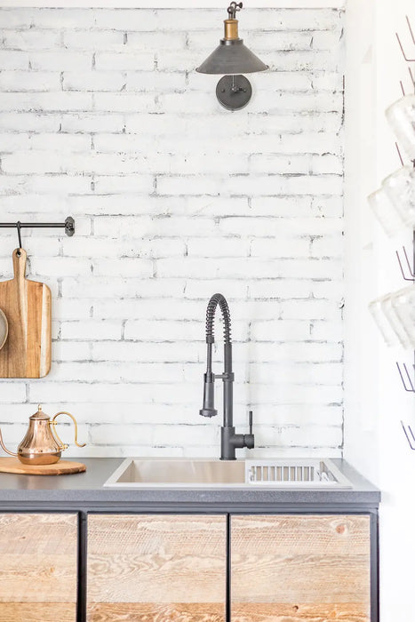 ZLINE Apollo Pull Down Spring Kitchen Faucet in Matte Black, APL-KF-MB ZLINE