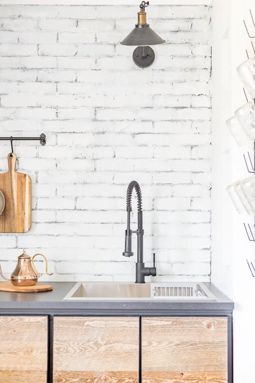 ZLINE Apollo Pull Down Spring Kitchen Faucet in Matte Black, APL-KF-MB ZLINE