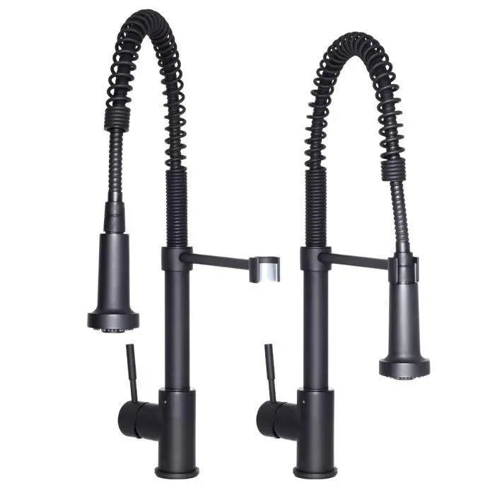 ZLINE Apollo Pull Down Spring Kitchen Faucet in Matte Black, APL-KF-MB ZLINE