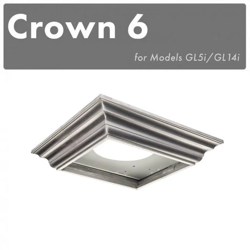 ZLINE Crown Molding Profile 6 for Island Mount Range Hoods (CM6-GL5i) ZLINE
