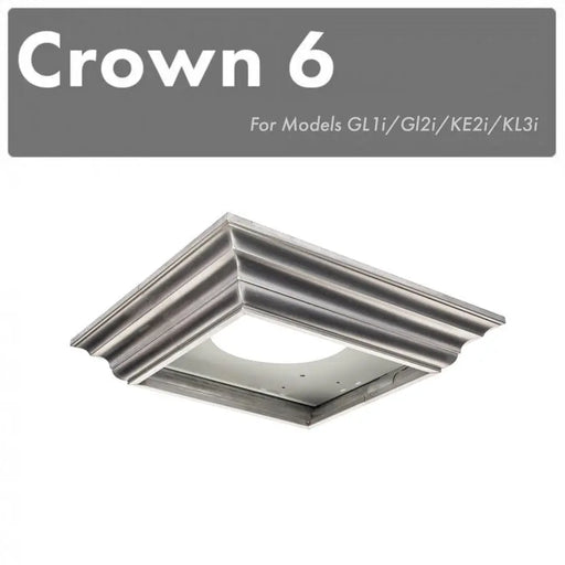 ZLINE Crown Molding Profile 6 for Island Range Hoods (CM6-GL1i/GL2i/KE2i/KL3i) ZLINE