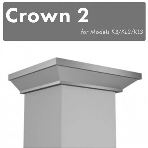 ZLINE Crown Molding #2 for Wall Range Hood (CM2-KB/KL2/KL3) ZLINE