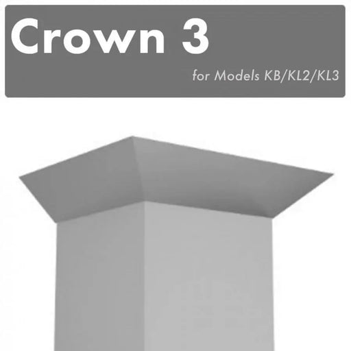 ZLINE Crown Molding #3 for Wall Range Hood (CM3-KB/KL2/KL3) ZLINE