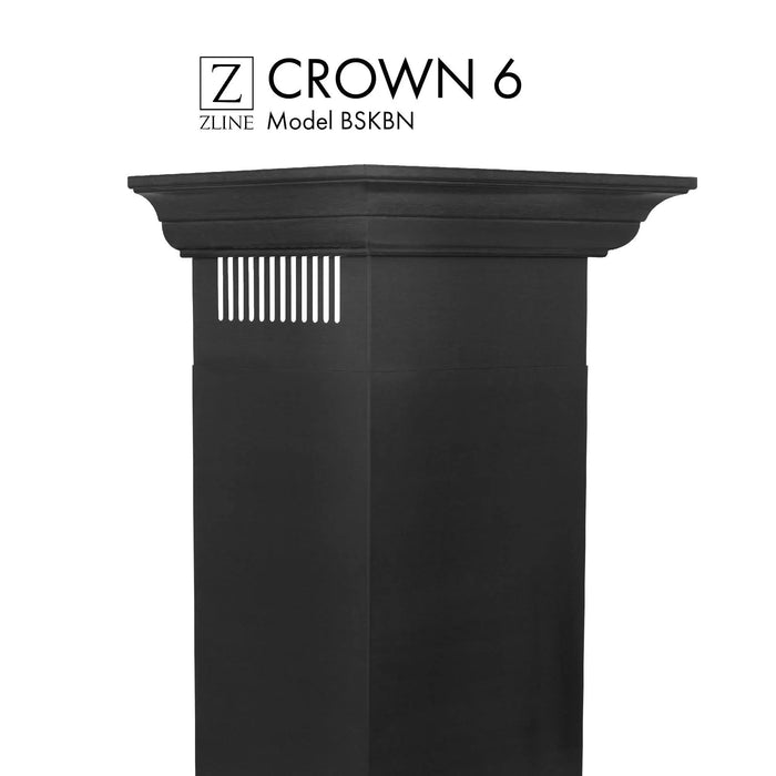 ZLINE Crown Molding #6 for Wall Range Hood (CM6-BSKBN) ZLINE