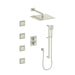 ZLINE Crystal Bay Thermostatic Shower System in Brushed Nickel, CBY-SHS-T3-BN ZLINE Dreamwood Living