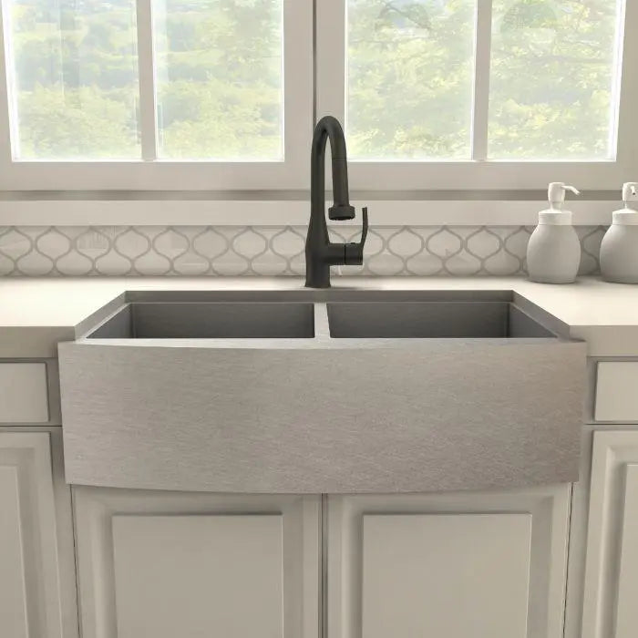 ZLINE Dali Kitchen Faucet in Electric Matte Black, DAL-KF-MB ZLINE Dreamwood Living