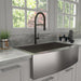 ZLINE Incline Kitchen Faucet in Matte Black, INC-KF-MB ZLINE Dreamwood Living