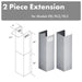 ZLINE Range Hood Chimney Extension for 10ft. to 12ft. Ceilings, 2PCEXT-KB/KL2/KL3 ZLINE