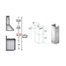 ZLINE Range Hood Chimney Short Kit for 8ft. Ceilings, SK-KB/KL2/KL3 ZLINE