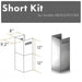 ZLINE Short Kit for 8ft. Ceilings (SK-KB/KL2/KL3-304) ZLINE Dreamwood Living