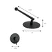 ZLINE Shower Faucet and Handle in Matte Black, ELD-SHF-MB ZLINE Dreamwood Living