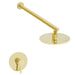 ZLINE Shower Faucet and Handle in Polished Gold, ELD-SHF-PG ZLINE Dreamwood Living