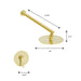 ZLINE Shower Faucet and Handle in Polished Gold, ELD-SHF-PG ZLINE Dreamwood Living