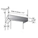 ZLINE Vented Crown Molding Profile 6 for Wall Mount Range Hood (CM6V-8KBS) ZLINE