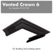 ZLINE Vented Crown Molding for Wall Mount Range Hood, CM6V-300C ZLINE Dreamwood Living