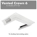 ZLINE Vented Crown Molding for Wall Mount Range Hood, CM6V-300T ZLINE