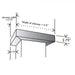 ZLINE Vented Crown Molding for Wall Mount Range Hood, CM6V-KBUF ZLINE